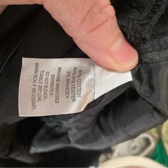 Crosby Black Belted Wide Leg Trousers - Picture 4 of 4